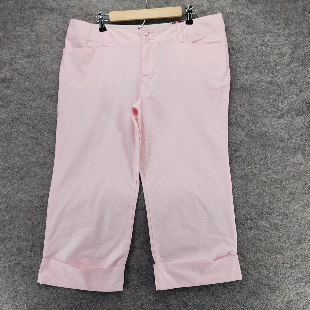 SO Stretch Pants Womens Juniors 17 Cropped Pink